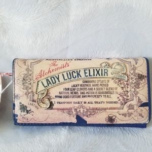 Large Vegan Leather "Modcloth" Type Wallet